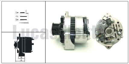 61920175  ALTERNATÖR 24V A127 55A BMC PROFESYONEL 827 832 57RS301256