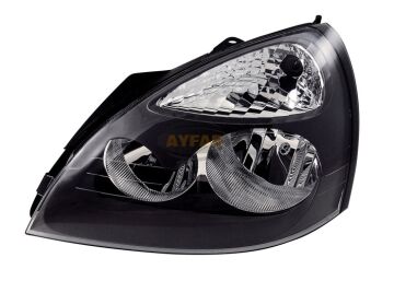 202260 RENAULT CLİO FAR MOTORLU SAĞ 2001-2005 SİYAH SYMBOL 7701051770 7701051769