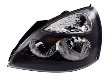 202261 RENAULT CLİO FAR MOTORLU SOL 2001-2005 SİYAH SYMBOL 7701051770 7701051769