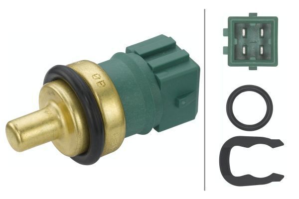 Soğutucu Akışkan Sıcaklık Sensörü,12V,Yeşil,Yeşil, 059 919 501