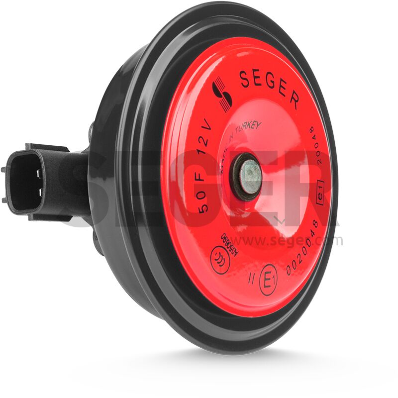 SEGER 50FO12.000.12  2 Lİ TAKIM DİSK KORNA DİDİT İNCE SES 12V HYUNDAİ SOKETLİ  (50FO12.000.12K)