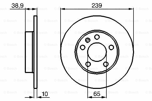 Fren Diski, Arka, [239 /10-8 mm]RANGE ROVER Golf III 1.8 Variant Syncro 199410 - 199712; Golf III 1.9 TDI Variant Syncro 199605 - 199712; Golf III 1.9 TDI Variant Syncro 199410 - 199607; Golf III 1.9 TDI Variant Syncro 199608 - 199712; Golf III VWW 1