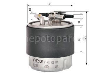 NISSAN Qashqai 1.5 dCi 01.2010 - 12.2013 BOSCH MAZOT FİLTRESİ filitre