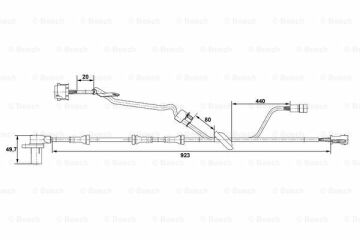 Tekerlek Devir SensörüAUDI A4 1.9 TDI Avant quattro 199607 - 199907; A4 1.9 TDI quattro 199812 - 199812; A4 1.9 TDI Avant quattro 200001 - 200109; A4 1.8 quattro 199411 - 199904; A4 2.5 TDI Avant quattro 199711 - 200006; S4 2.7 VWW 8D0927807G; AUD 8D09