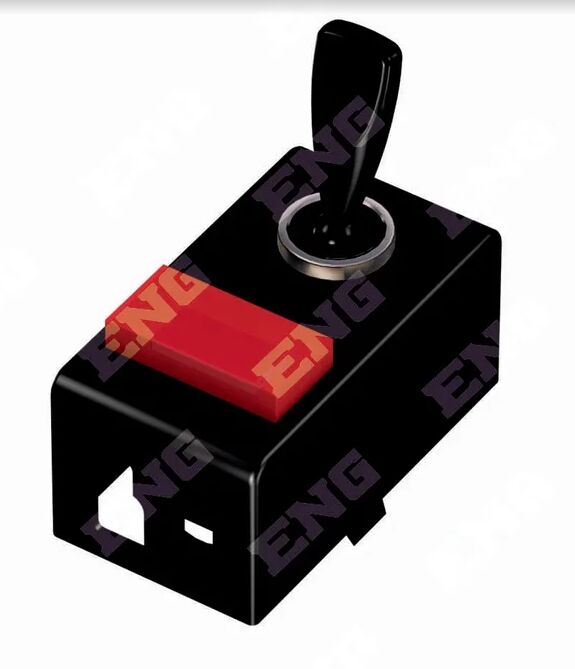 ENG 02 0201 ENG TEKLİ ÇIT ÇIT ADAPTÖR MUH.ANAHTARI KIRMIZI TEK TUŞLU