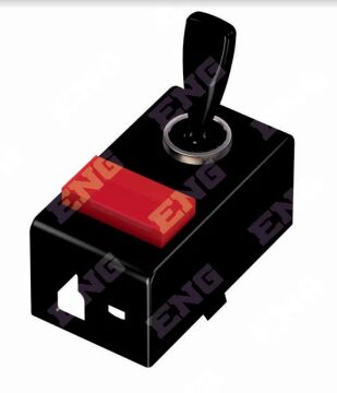 ENG 02 0201 ENG TEKLİ ÇIT ÇIT ADAPTÖR MUH.ANAHTARI KIRMIZI TEK TUŞLU