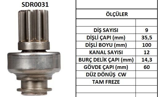 SDR0031  MARS DISLISI-9DIS  MOTORSAZAN