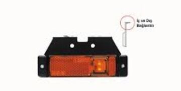 YP-140 SİDE MARKER BRAKETLİ LAMBA YM