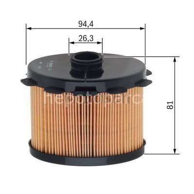 CITROEN C 15 1.9 Diesel 06.2000 - 12.2005 BOSCH MAZOT FİLTRESİ