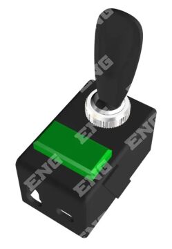 ENG 02 0204 ENG TEKLİ ÇIT ÇIT ADAPTÖR MUH.ANAHTARI YEŞİL TEK TUŞLU