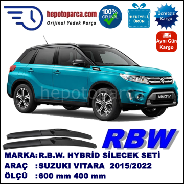 SUZUKI VITARA HYBRID SİLECEK TAKIMI RBW ARACA ÖZEL (2015→)