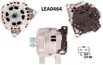 LEA0464  ALTERNATOR 14V/80A AUDI 90 2.3E -CIT ROEN C2,C3,XSARA -PEUGEOT 1007 1.4,1.6 ,206,207,307 5702A3 5702C9 57056D 57058C 5705AC 5705AW 5705EN 5705FA 9638544280 LRA02303 437461 439495 8EL737987001 A005TA6392 A5TA6392 A5TA6392C CA1665IR CA1665IR DRA404