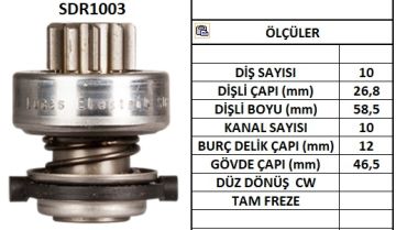 SDR1003  MARS DISLISI-10DIS FORD CAPRI,ESCORT ,FIESTA,GRANADAMONDEO - RENAULT 9 DIZEL