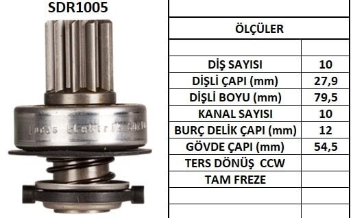 SDR1005  MARS DISLISI-10DIS  VW PASSAT 1.6 SA NZUMANFORD GALAXY - SEAT TOLEDO
