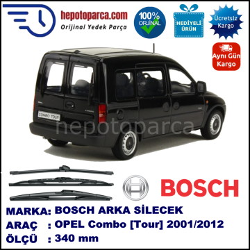 OPEL Combo [Tour] 340 mm 10.2001-01.2012 BOSCH Arka Silecek