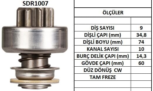 SDR1007  MARS DISLISI-9DIS ALFA ROMEO-MERCEDE S 200D-IVECO-MAG.MIN.50NC 3150 366 131019 2006209449 2006209469 2006209476 2006209485 10103660 52854