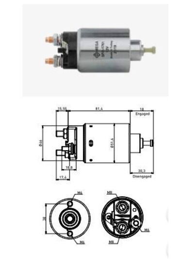 SFO 1761 MARŞ OTOMATİĞİ FORD 12V CONNECT FOCUS FİESTA  1761 ZM 1761ZM