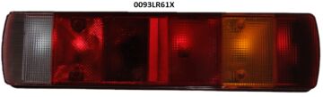 0093LR61X - SAĞ STOP LAMBASI SCANIA PLAKASIZ 30CM  KABLOLU