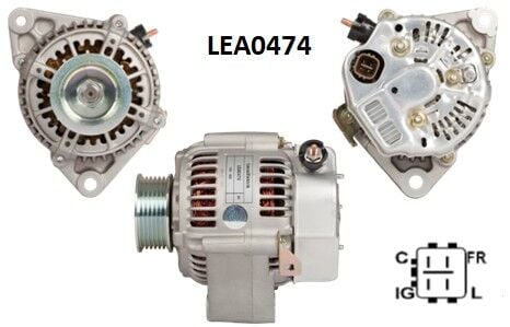 LEA0474  ALTERNATOR  14V/90A HONDA ACCORD VII  2.0 ,PRELUDE2.2 16V/VTEC 31100P5M003 31100P5M0030 31100P5MG01 31100P5MM013 31100PCBA0130 CJU76 CJV04 CJV71 LRA02285 1012119760 1022111040 1022111710