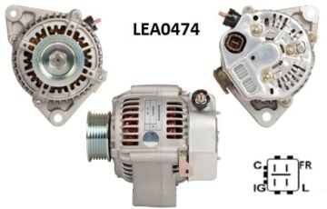 LEA0474  ALTERNATOR  14V/90A HONDA ACCORD VII  2.0 ,PRELUDE2.2 16V/VTEC 31100P5M003 31100P5M0030 31100P5MG01 31100P5MM013 31100PCBA0130 CJU76 CJV04 CJV71 LRA02285 1012119760 1022111040 1022111710