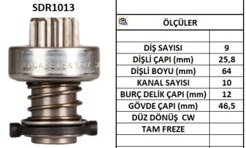 SDR1013  MARS DISLISI-9DIS  AUDI-OPEL ASTRA,V ECTRA,KADETT -VW PASSAT D/DT,SANTANA 3172 420 131102 1006209500 10104200