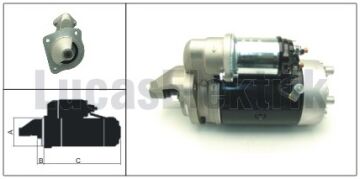 LUCAS 61924032 MARŞ MOTORU CHRYSLER 24V 26,200