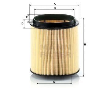 C 1869 HAVA FİLTRESİ PORSCHE  PORSCHE 911 (997) Cabrio (997) Targa Tavan (997) PANAMERA (970)  997.110.130.30