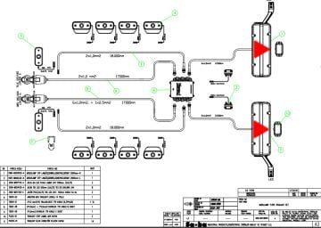 8918-M2T13B5P5-F MODULAMP T1355 TRAILIGHT SET