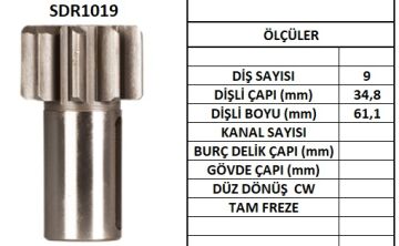 SDR1019  MARS DISLISI-9DIS MERCEDES ALFKB MAN  13.192 DUZ FRZVOLVO 3315 8122127 8122128 218 2006382020 2006382150 2006382176 2006383150 10102180 71409