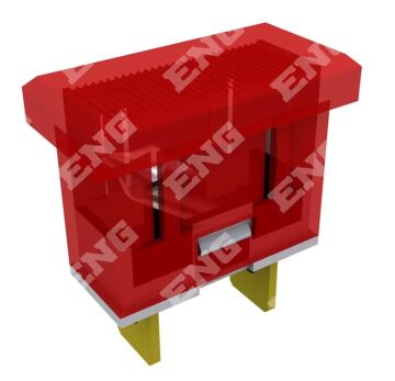 ENG 04 0201 ENG DİKDÖRTGEN(AMPÜLLÜ)LAMBASI KIRMIZI