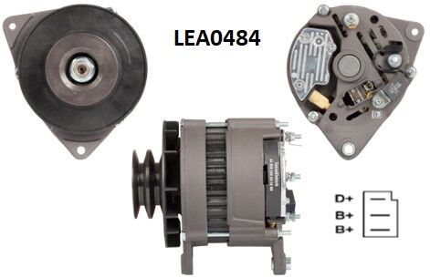 LEA0484  ALTERNATOR A127MT/28V/55A PERKINS SA BRE 36962 11203353 AAK4332 IA1190 CAL21605