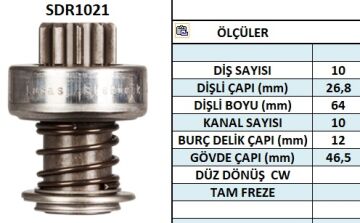 SDR1021  MARS DISLISI-10DIS MERCEDES BENZ-FOR D ESCORT,FIESTAGRANADA,ORION,SIERRA,TAUNUS 1.6,TRANSIT 2967 222 130400 1006209429 10102220 53613