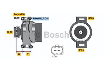 AlternatörBMW 3-Serie; 1-Serie; X 1; Z 4; X 3; 5-Serie; 3 Series SFT 7532969; BMW 7532696