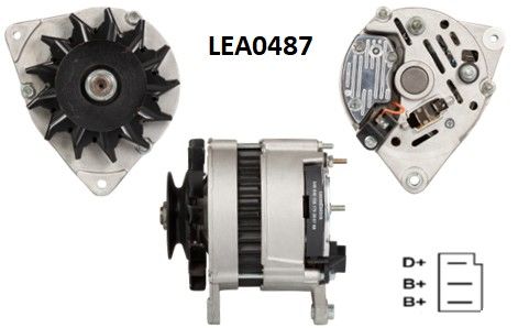 LEA0487  ALTERNATOR A127/14V/45A NEW HOLLAND  231,233,355,420,2310,2610,2810,3610,3910,4110,5110,2910,...