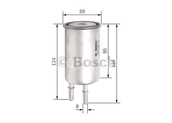 VOLVO S80 II T5 08.2010 - 07.2013 BOSCH BENZİN FİLTRESİ