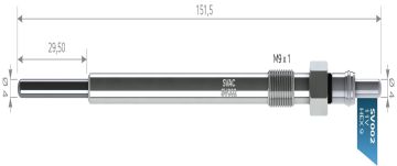SVAC SV002 KIZDIRMA BUJİSİ  BRAVO-STILO-VECTRA-ASTRA  FİAT OPEL