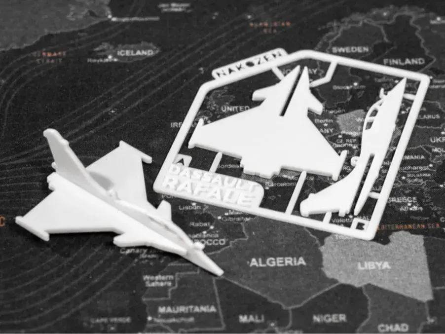 Kit Card Rafale Savaş Jeti 3D Maket Model