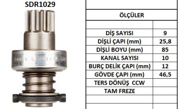 SDR1029  MARS DISLISI-9DIS  VW TRANSPORTER DI ZEL 1.6TERS FRZ 3166 428 131150 1006209502 10104280