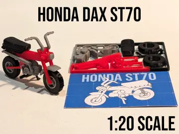 Kit Card Honda Dax ST70 1:20 Model