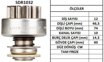 SDR1032  MARS DISLISI-12DIS  FORD FT 80,100,1 20,130,160,190-TRANSIT 2.5D/TD 1553 528 131344 2006209466 10105280