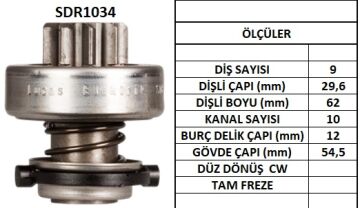 SDR1034  MARS DISLISI-9DIS BEDFORD-BMW 324D/T D,524 D/TD,750IOPEL-PEUGEOT 1594 573 132079 1006209524 9003336280 10105730 6033AD0044
