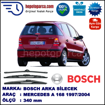 MERCEDES-BENZ Serie A [168] 340 mm 10.1997-08.2004 BOSCH Arka Silecek