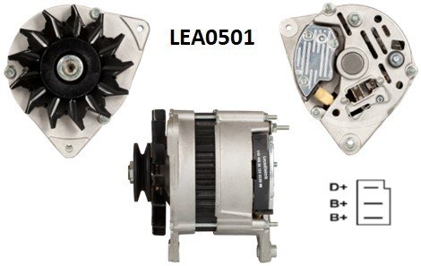 LEA0501  ALTERNATOR A127/14V/55A FORD GRANADA  1.6,2.0-ORION1.6D-SCORPIO I-SIERRA 1.6,2.0,1.8-TRANSIT 2.0I,1.6