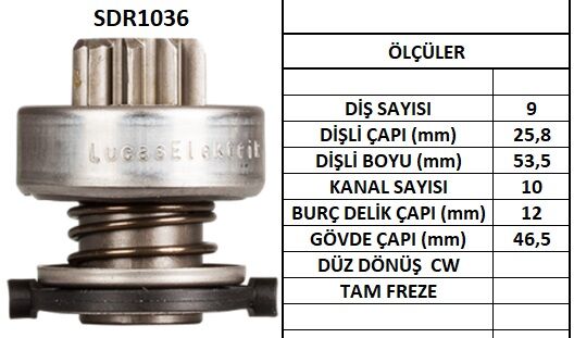 SDR1036  MARS DISLISI-9DIS  ALFA ROMEO-AUDI-F IAT DUCATO-VWCITROEN-GM-OPEL-PEUGEOT