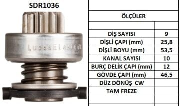 SDR1036  MARS DISLISI-9DIS  ALFA ROMEO-AUDI-F IAT DUCATO-VWCITROEN-GM-OPEL-PEUGEOT 1887 90421771 745 135716 1006209584 1006209600 1006209686 9001081033 10107450 53633