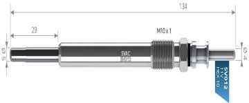 SVAC SV012 KIZDIRMA BUJİSİ  BMW 7.4OT-TD E38 11V