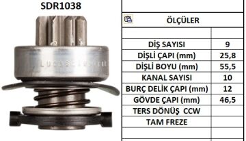 SDR1038  MARS DISLISI-9DIS  SEAT IBIZA,TOLEDO  1.8,2.0 -VW GOLF,PASSAT,JETTA - FORD GALXY 1886 799 135085 1006209585 1006209916 10107990 52734