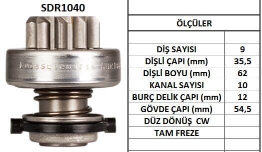 SDR1040  MARS DISLISI-9DIS  FIAT DUCATO-IVECO  DAILY Y.M.CITROEN JUMPER 2.8 TD - RENAULT 1621 875 131996 9002336283 9003336283 10108750 53626