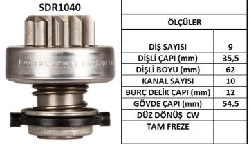 SDR1040  MARS DISLISI-9DIS  FIAT DUCATO-IVECO  DAILY Y.M.CITROEN JUMPER 2.8 TD - RENAULT 1621 875 131996 9002336283 9003336283 10108750 53626