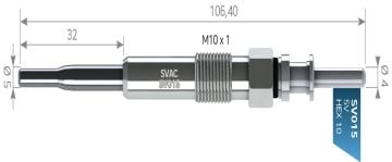 SVAC SV015 KIZDIRMA BUJİSİ  BMW 3.20-5.20-X5 D 5V